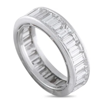 Harry Winston Platinum 5.40ct Diamond Eternity Band Ring Hw32-122225 In Metallic