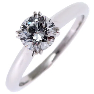 Pre-owned Harry Winston Platinum 950 Band Ring ()