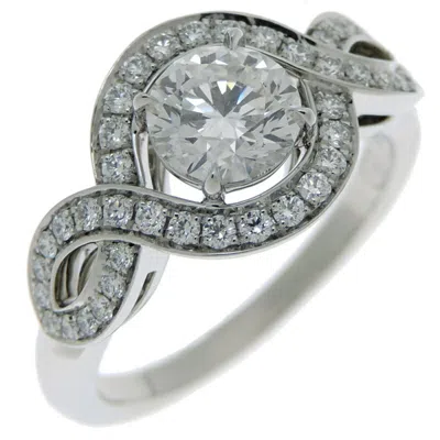 Pre-owned Harry Winston Platinum 950 Band Ring () In Multi