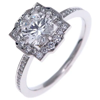 Pre-owned Harry Winston Platinum 950 Band Ring () In Multi