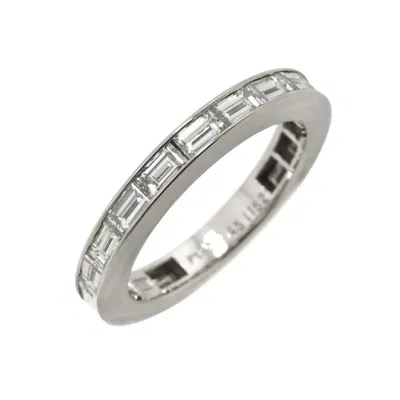 Pre-owned Harry Winston Platinum 950 Band Ring () In Multi