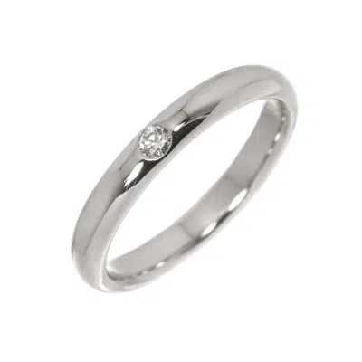 Pre-owned Harry Winston Platinum 950 Band Ring () In Multi