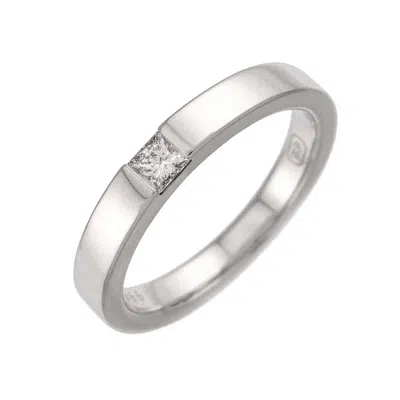 Pre-owned Harry Winston Platinum 950 Band Ring ()