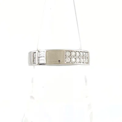 Pre-owned Harry Winston Platinum 950 Band Ring ()