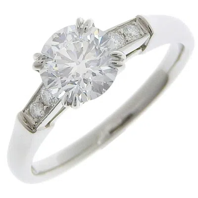 Pre-owned Harry Winston Platinum 950 Band Ring ()
