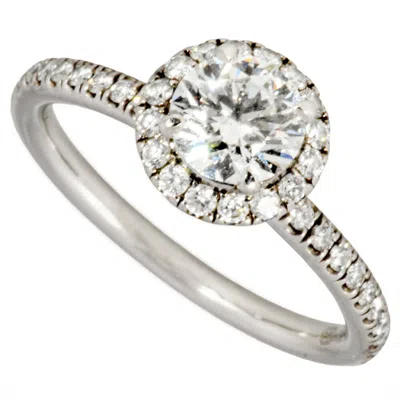 Pre-owned Harry Winston Platinum 950 Band Ring ()