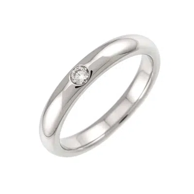 Pre-owned Harry Winston Platinum 950 Band Ring ()