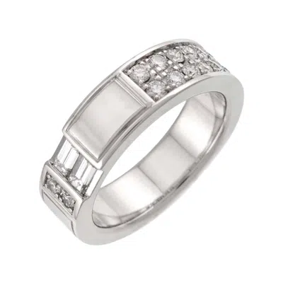 Pre-owned Harry Winston Platinum 950 Band Ring ()
