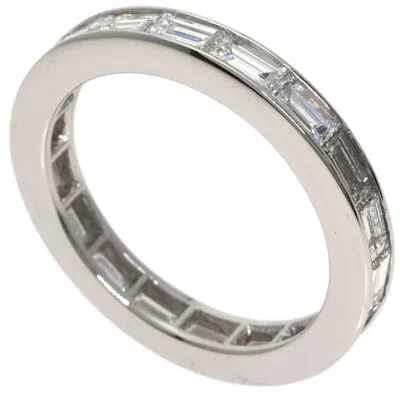 Pre-owned Harry Winston Platinum 950 Band Ring ()