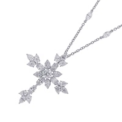 Pre-owned Harry Winston Platinum 950 Necklace () In Multi