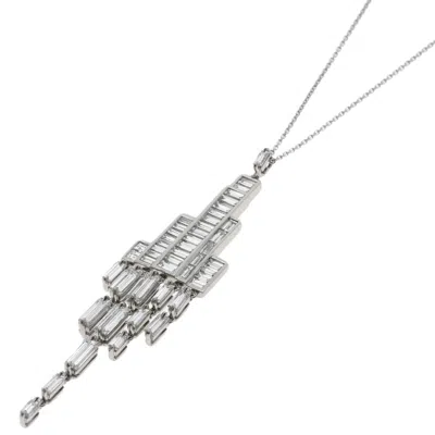 Pre-owned Harry Winston Platinum 950 Necklace () In Multi