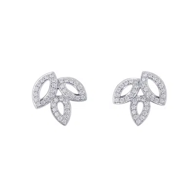 Pre-owned Harry Winston Platinum 950 Stud Earrings () In Multi