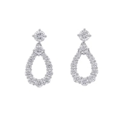 Pre-owned Harry Winston Platinum 950 Stud Earrings () In Multi