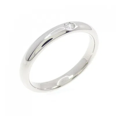 Pre-owned Harry Winston Platinum Band Ring ()