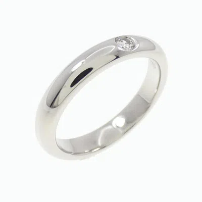 Pre-owned Harry Winston Platinum Band Ring ()