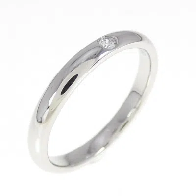 Pre-owned Harry Winston Platinum Band Ring ()