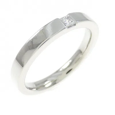 Pre-owned Harry Winston Platinum Band Ring ()