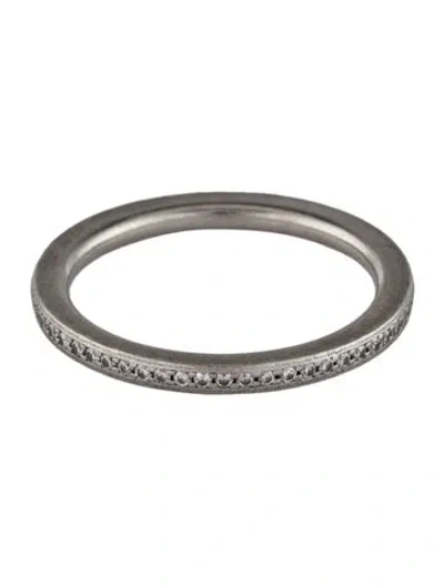 Pre-owned Harry Winston Platinum Diamond 'belle' Eternity Band In Multi