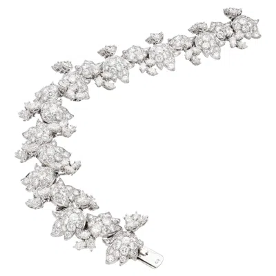 Pre-owned Harry Winston Platinum Diamond Bracelet, Circa 1965 In Multi