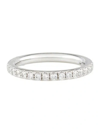 Pre-owned Harry Winston Platinum Diamond Eternity Band In Multi