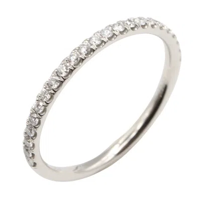 Pre-owned Harry Winston Platinum Platinum 950 Band Ring () In Silver