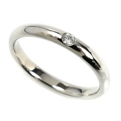 Pre-owned Harry Winston Platinum Platinum 950 Band Ring () In Silver
