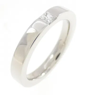 Pre-owned Harry Winston Platinum Platinum 950 Band Ring () In Silver