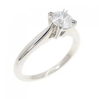 Pre-owned Harry Winston Platinum Platinum 950 Band Ring () In Silver