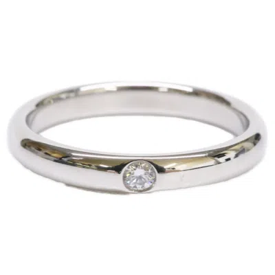 Pre-owned Harry Winston Platinum Platinum 950 Band Ring () In Silver
