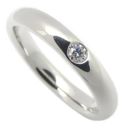 Pre-owned Harry Winston Platinum Platinum 950 Wedding Ring () In Silver