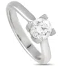 HARRY WINSTON PRE-OWNED HARRY WINSTON PLATINUM 0.71 CT DIAMOND SOLITAIRE ENGAGEMENT RING
