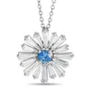 HARRY WINSTON PRE-OWNED HARRY WINSTON PLATINUM 1.25CT DIAMOND AND SAPPHIRE NECKLACE HW19 030824