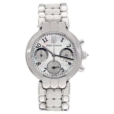 Pre-owned Harry Winston Premier 18k White Gold & Diamond