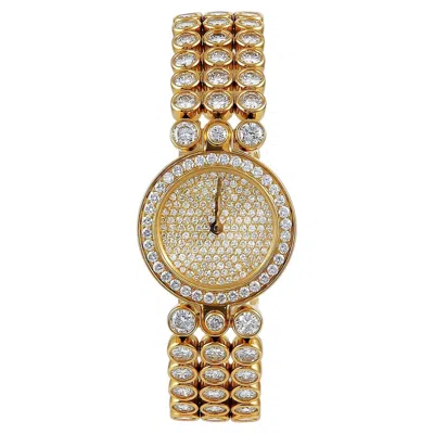 Pre-owned Harry Winston Premier 22mm Diamond Gold Watch In Multiple
