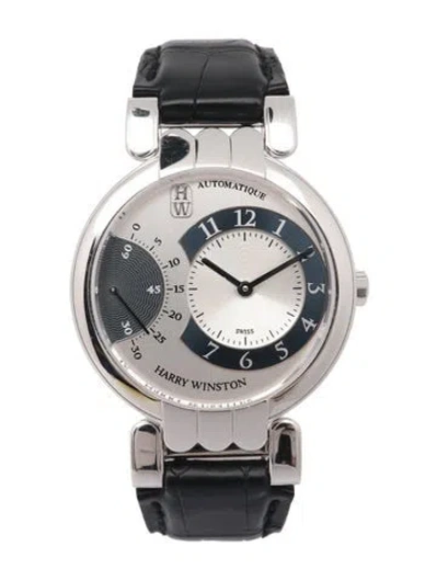 Pre-owned Harry Winston Premier Excenter Retrograde Watch In Multicolor