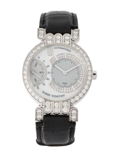 Pre-owned Harry Winston Premier Excenter Watch In Multi