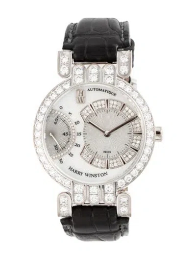 Pre-owned Harry Winston Premier Excenter Watch In Multicolor