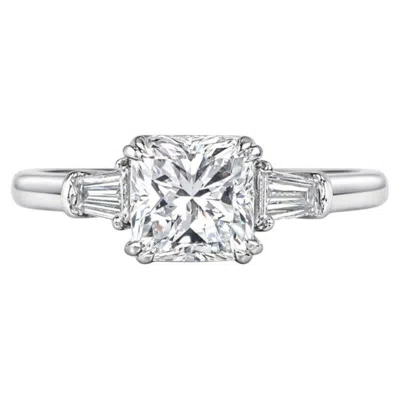 Pre-owned Harry Winston Radiant Cut Diamond Engagement Ring In Multi