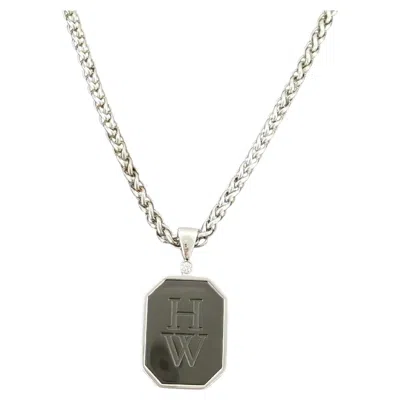 Pre-owned Harry Winston Round Cut Diamond Necklace In Multi