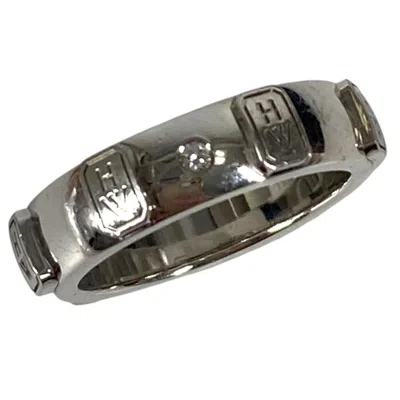 Pre-owned Harry Winston Silver Band Ring ()