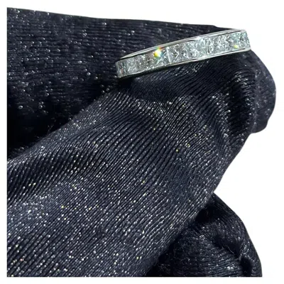 Pre-owned Harry Winston Vintage Platinum T Emerald-cut Diamond Ring In Multi