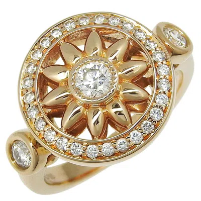 Pre-owned Harry Winston Yellow Gold (18k) Band Ring () In Multi