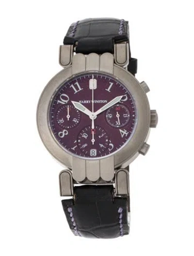 Pre-owned Harry Winston Zalium Prototype Chronograph Watch In Multi