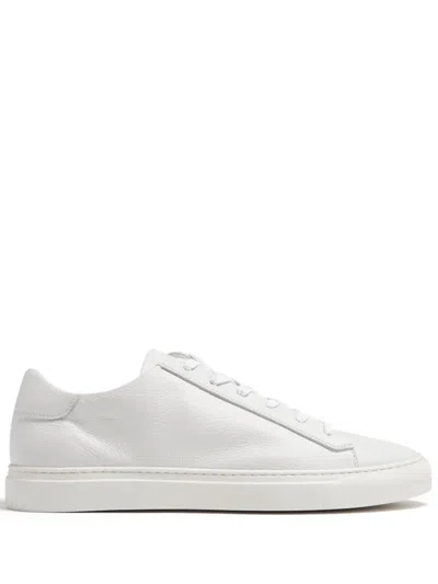 Harrys Of London Leather Lace-up Sneakers In White