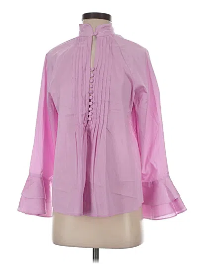 Pre-owned Harshman 3/4 Sleeve Blouse In Pink