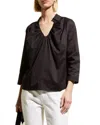 Harshman Nerello Blouse In Black In Black