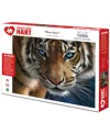 Hart Puzzles Blue Eyes Tiger 24" X 30" By Colin Bogle Set, 1000 Pieces In Multi
