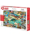 Hart Puzzles Key West 24" X 30" By Kate Ward Thacker Set, 1000 Pieces In Multi