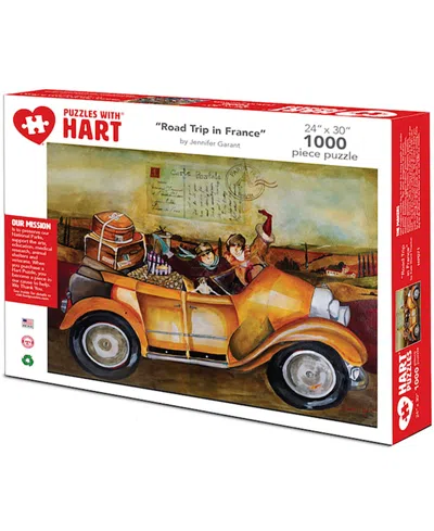 Hart Puzzles Road Trip In France 24" X 30" By Jennifer Garant Set, 1000 Pieces In Multi