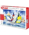 Hart Puzzles Sailboats 24" X 30" By Kathleen Parr Mckenna Set, 1000 Pieces In Multi